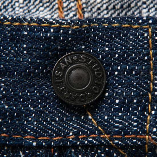  스튜디오 다치산 데님 팬츠 스튜디오 다르티산 더블 블루 진 - STUDIO D'ARTISAN