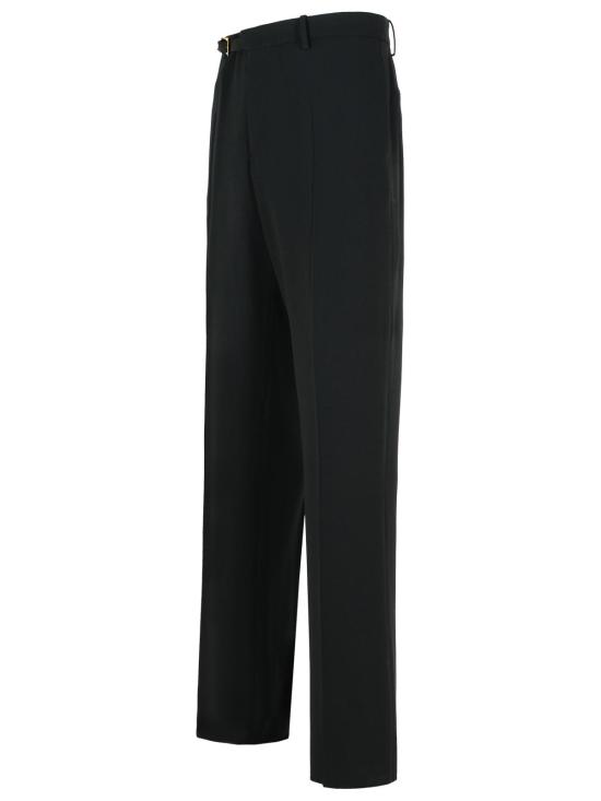 25FW 베르사체 스트레이트 팬츠 1020222 1A149931B000 Black - VERSACE