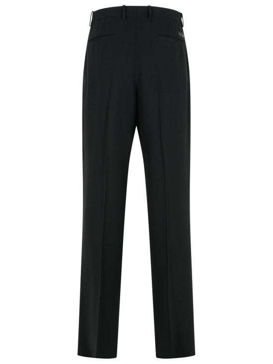 25FW 베르사체 스트레이트 팬츠 1020222 1A149931B000 Black - VERSACE