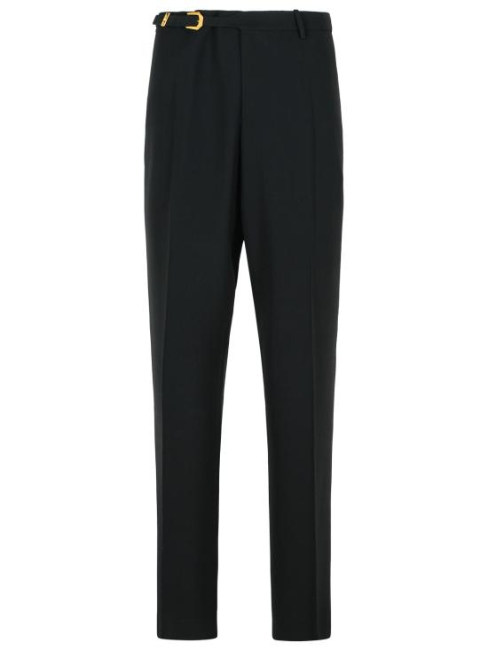 25FW 베르사체 스트레이트 팬츠 1020222 1A149931B000 Black