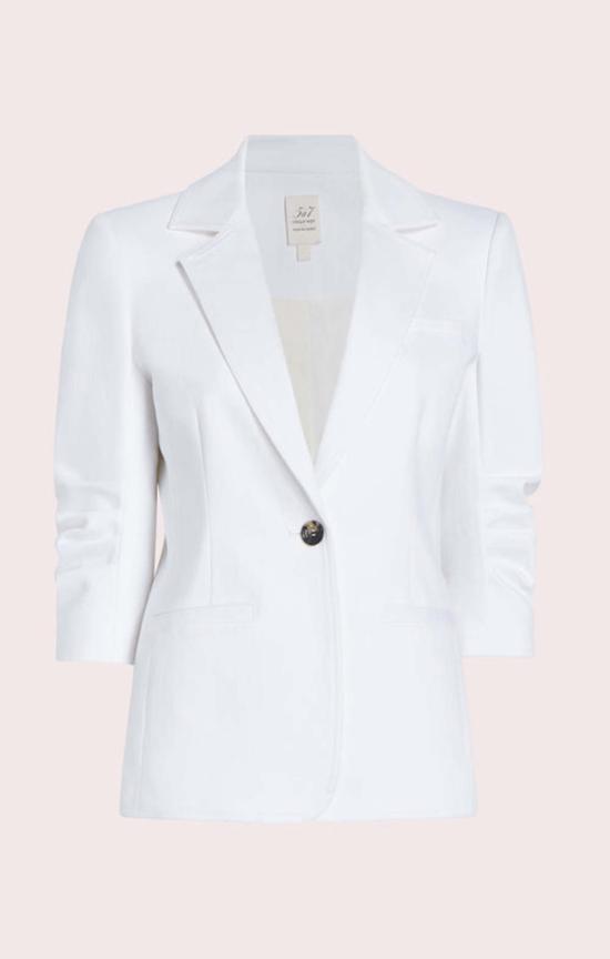  샹크 아 세트 수트 세트 Cinq à Sept Khloe 데님 블레이저 화이트 - CINQ A SEPT