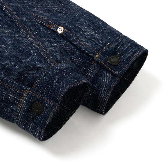  스튜디오 다치산 데님 자켓 Studio D'artisan D4603 더블 블루 데님 재킷 원워시 - STUDIO D'ARTISAN