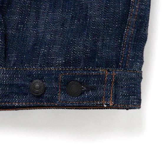  스튜디오 다치산 데님 자켓 Studio D'artisan D4603 더블 블루 데님 재킷 원워시 - STUDIO D'ARTISAN