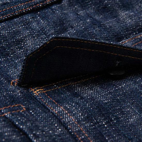  스튜디오 다치산 데님 자켓 Studio D'artisan D4603 더블 블루 데님 재킷 원워시 - STUDIO D'ARTISAN