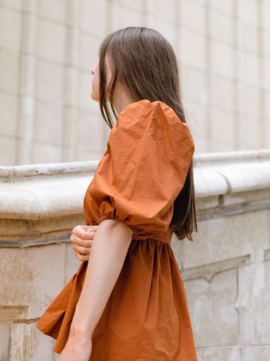  A Bronze Age 블라우스 청동기 시대 퍼프 슬리브 탑 - OTHER BRANDS