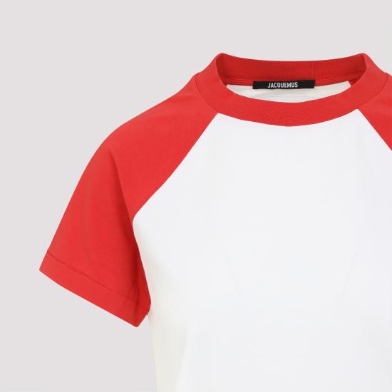 25SS 자크뮈스 반팔 티셔츠 25E251JS2052031 040 RED - JACQUEMUS