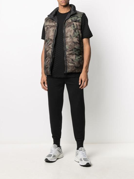 25FW 엠포리오 아르마니 반팔 티셔츠 8N1TL71JHWZ0999 BLACK - EMPORIO ARMANI