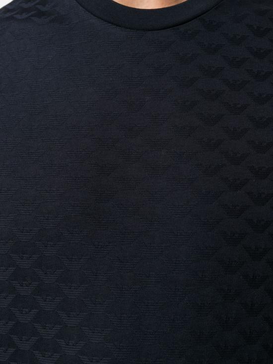 25FW 엠포리오 아르마니 반팔 티셔츠 8N1TL71JHWZ0920 BLUE - EMPORIO ARMANI