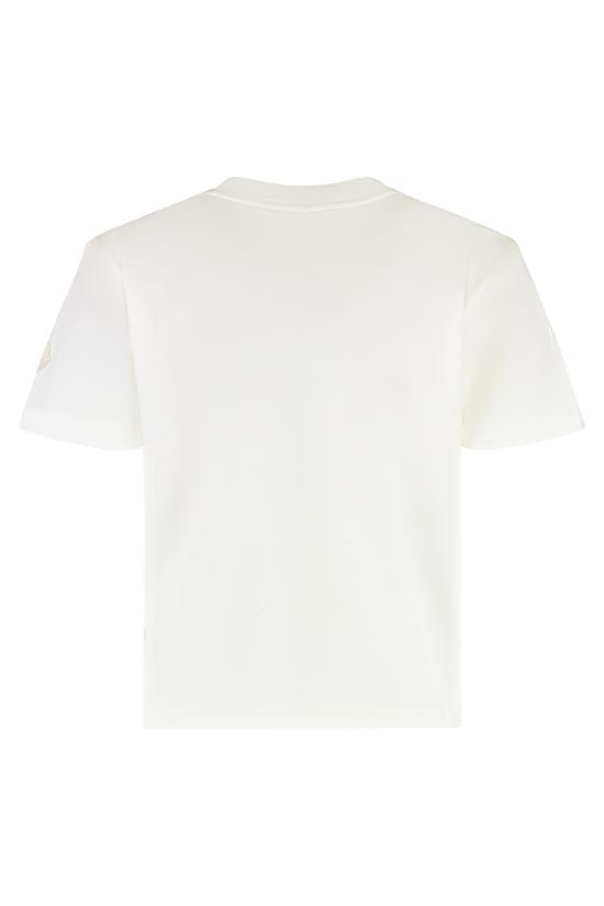 25SS 몽클레어 반팔 티셔츠 K10938C0005089AJU034 Ivory - MONCLER