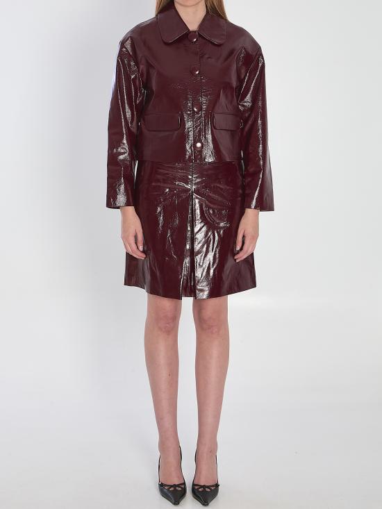 25FW 셀프 포트레이트 스커트 PF25091SKBUBURGUNDY BORDEAUX - SELF PORTRAIT