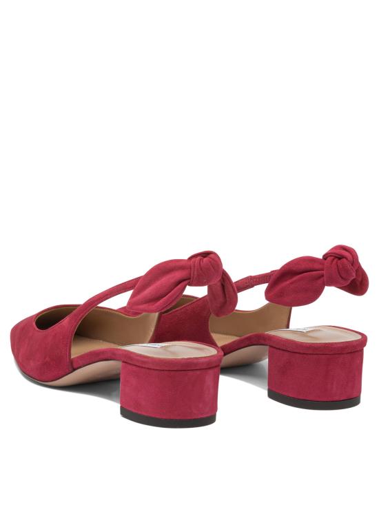 25FW 아쿠아주라 힐/펌프스 VBTMIDL1SUECD3 RED - AQUAZZURA