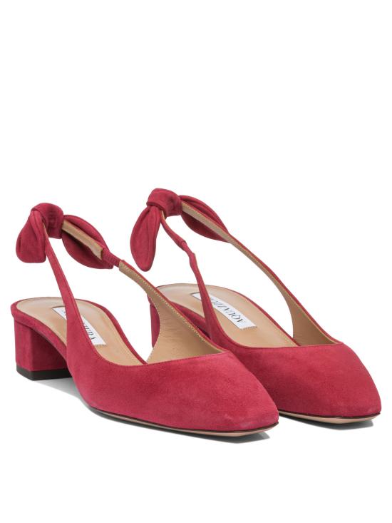 25FW 아쿠아주라 힐/펌프스 VBTMIDL1SUECD3 RED - AQUAZZURA