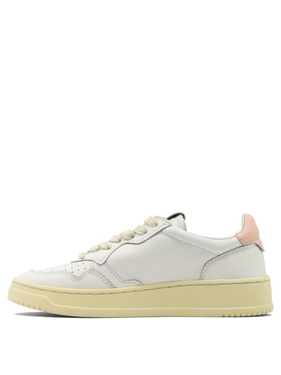 25SS 오트리 메달리스트 로우 레더 스니커즈 AULWLL16 WHITE - AUTRY
