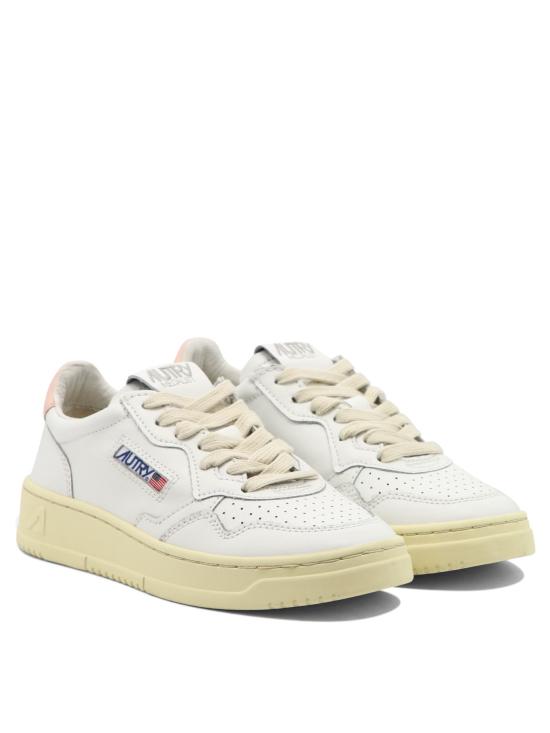 25SS 오트리 메달리스트 로우 레더 스니커즈 AULWLL16 WHITE - AUTRY