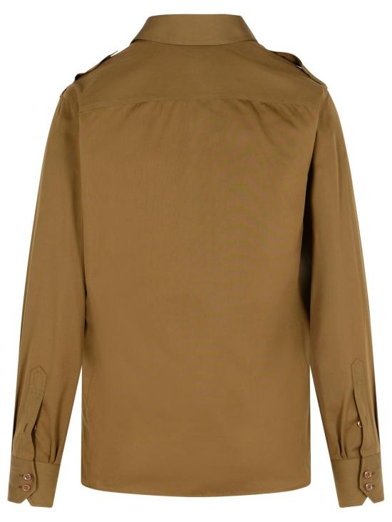 25FW 톰포드 긴팔 셔츠 HME009 FMC238FG513 Green - TOMFORD