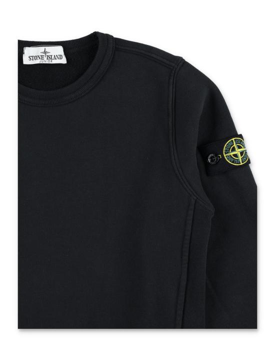 25FW [키즈] 스톤 아일랜드 니트/스웻셔츠 6100001S0A20 V0029 BLACK - STONE ISLAND