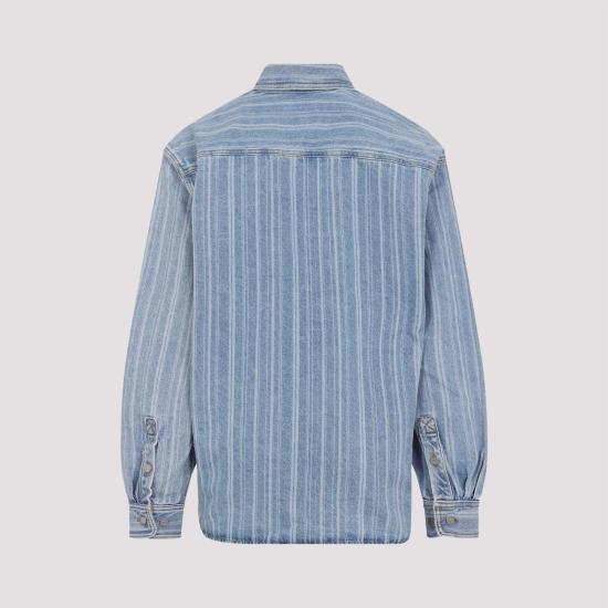 25FW 칼하트 WIP 데님 셔츠 I03556732H12 RYLAN STRIPE BLUE - CARHARTT WIP