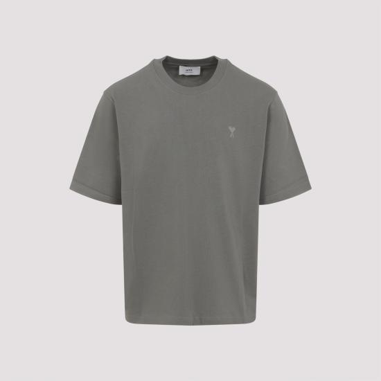 25SS 아미 반팔 티셔츠 UTS0747260953 SMOKE GREY DOM - AMI