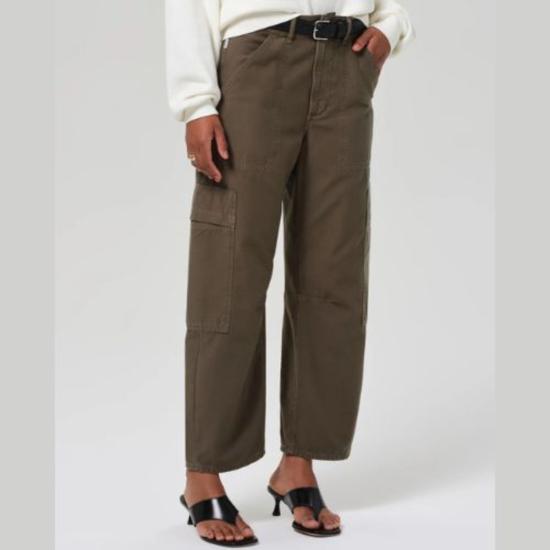  시티즌 오브 휴머니티 스트레이트 팬츠 시티즌스 오브 휴머니티 마르셀 로우 슬렁 카고 팬츠 - CITIZEN OF HUMANITY