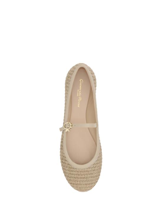 25SS 지안비토로시 플랫 슈즈 G2222305GOMMBN NASD BEIGE - GIANVITO ROSSI