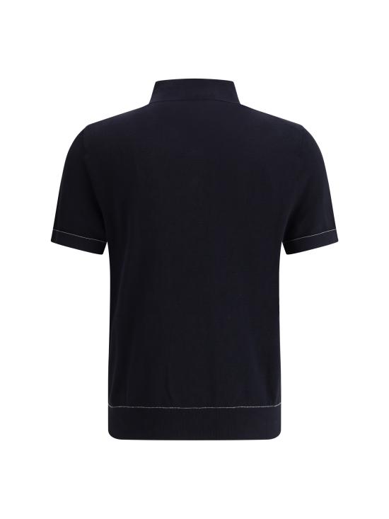 26SS 브리오니 폴로 티셔츠 UMR20OP0K15 4112 BLACK - BRIONI