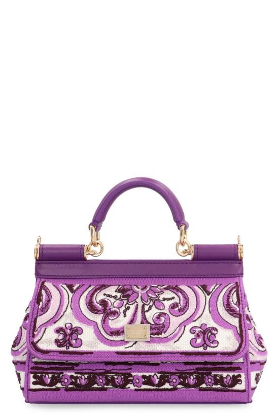 25FW 돌체앤가바나 SICILY 시실리 스몰 핸드백 BB7116BW050 I03TN PURPLE