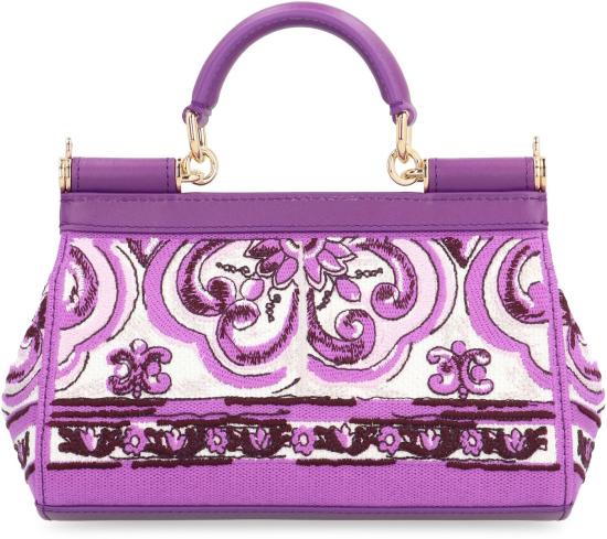 25FW 돌체앤가바나 SICILY 시실리 스몰 핸드백 BB7116BW050 I03TN PURPLE - DOLCE & GABBANA