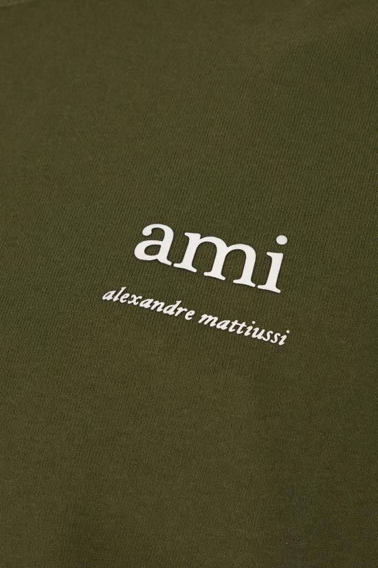  아미 반팔 티셔츠 HTS048 JE0119 376 LODEN DOM - AMI