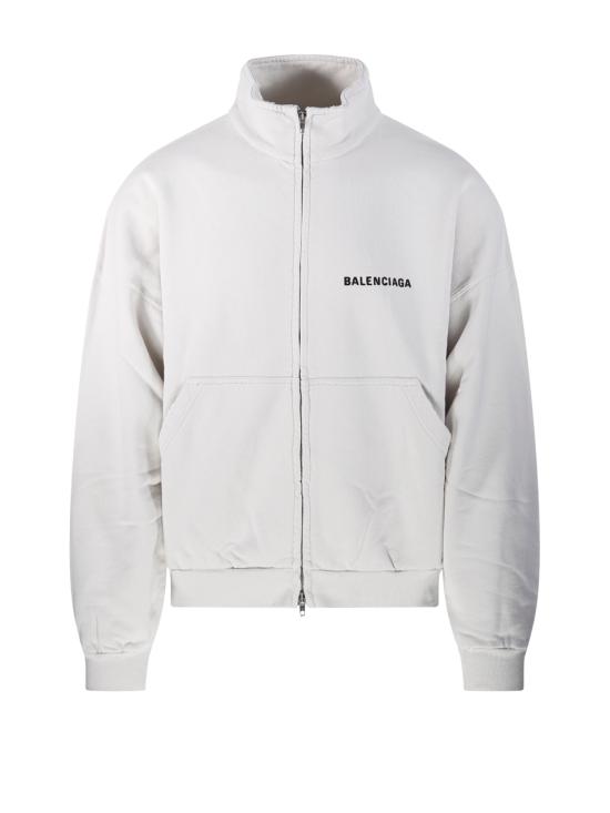 25FW 발렌시아가 후드 티셔츠 844162 TSVP1 9012 DIRTY WHITE