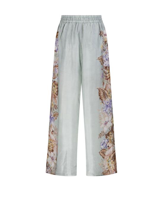 25FW 짐머만 스트레이트 팬츠 3524PSS254 SAGE MULTI FLORAL - ZIMMERMANN