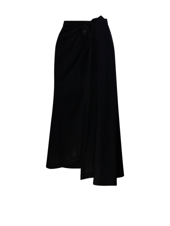 25FW 발렌시아가 미디 스커트 838761 TSO03 1000 BLACK - BALENCIAGA