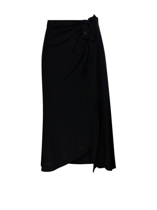 25FW 발렌시아가 미디 스커트 838761 TSO03 1000 BLACK