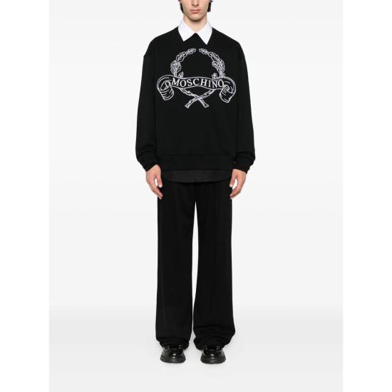 25FW 모스키노 긴팔 티셔츠 5228 A1702 1555 BLACK - MOSCHINO