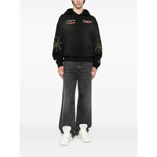 25FW 아미리 후드 티셔츠 AMJYHD1122 BLACK - AMIRI