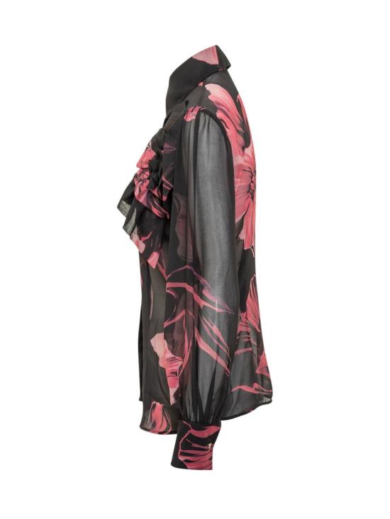 25FW 키아라보니 셔츠 CMMAJAGGST STS712V1 Black - CHIARA BONI