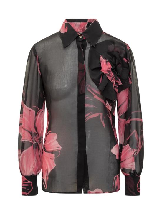 25FW 키아라보니 셔츠 CMMAJAGGST STS712V1 Black