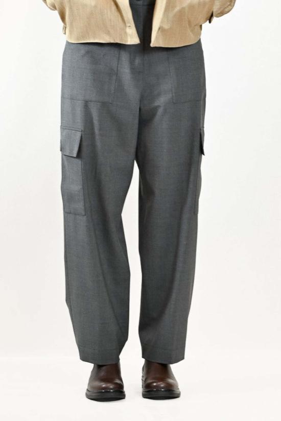  큐엘투 스트레이트 팬츠 Ql2 미미 트라우저 콜 그레이