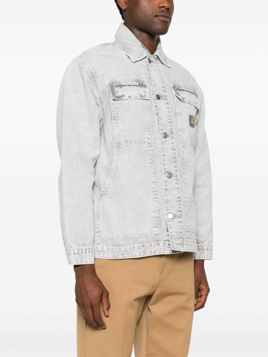 25FW 칼하트 WIP 데님 자켓 I035817 895F Grey - CARHARTT WIP