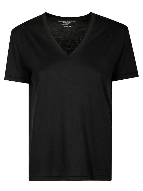 25SS 마제스틱필라쳐 반팔 티셔츠 M296 FTS679 002 NOIR