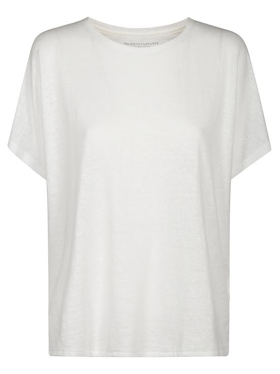 25SS 마제스틱필라쳐 반팔 티셔츠 M011 FTS390 001 BLANC