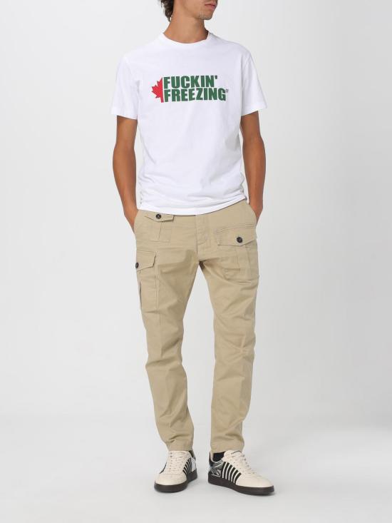 25FW 디스퀘어드2 스트레이트 팬츠 S74KB0818S39021 111 Sand - DSQUARED2