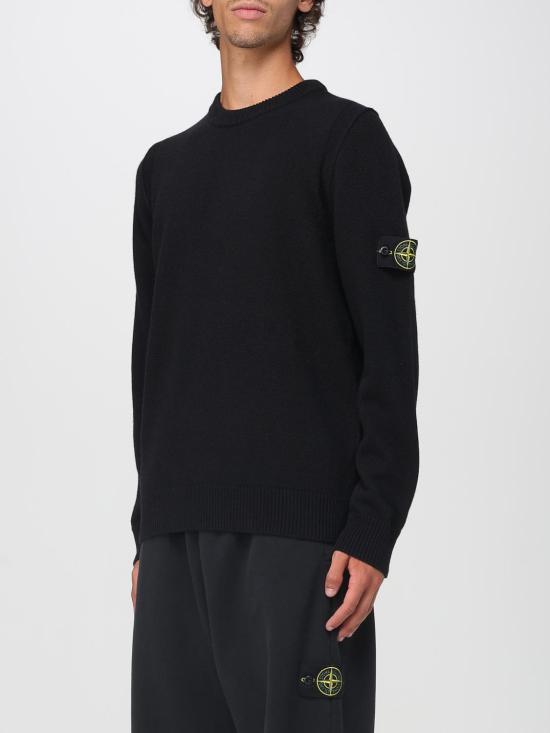 25FW 스톤 아일랜드 스웨터 5100072S00A3 V0029 Black - STONE ISLAND