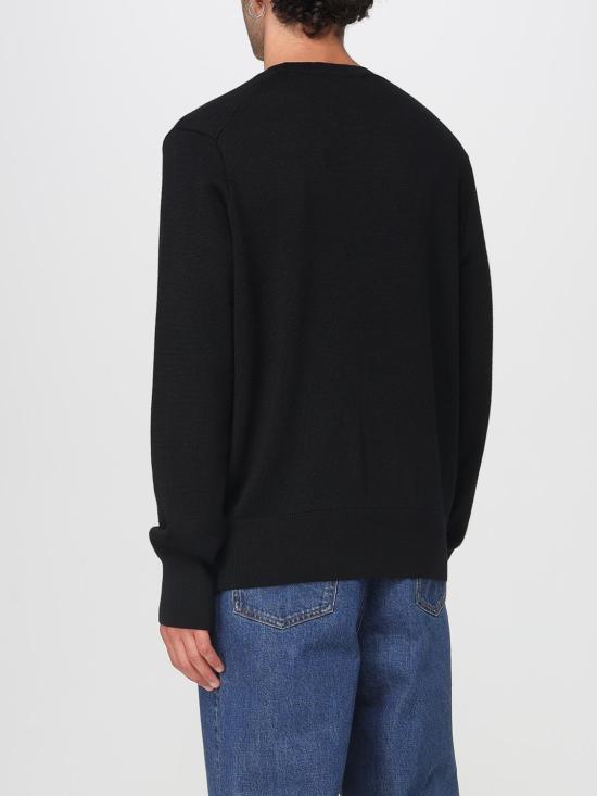 25FW 아미 ADC 크루넥 스웨터 HKS826001 009 Black - AMI