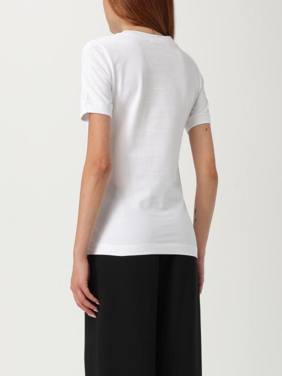 25FW 돌체앤가바나 반팔 티셔츠 F8N08ZGDC6U W0800 White - DOLCE & GABBANA