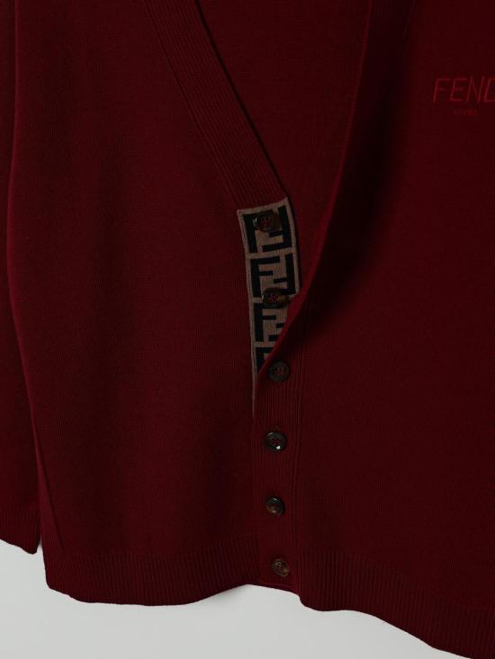 25FW [키즈] 펜디 풀오버 JUG191AUKU F1SAY Burgundy - FENDI