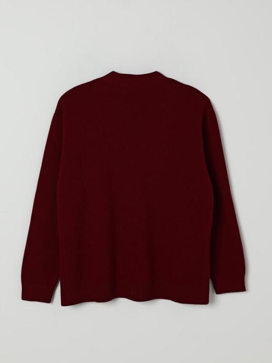 25FW [키즈] 펜디 풀오버 JUG191AUKU F1SAY Burgundy - FENDI