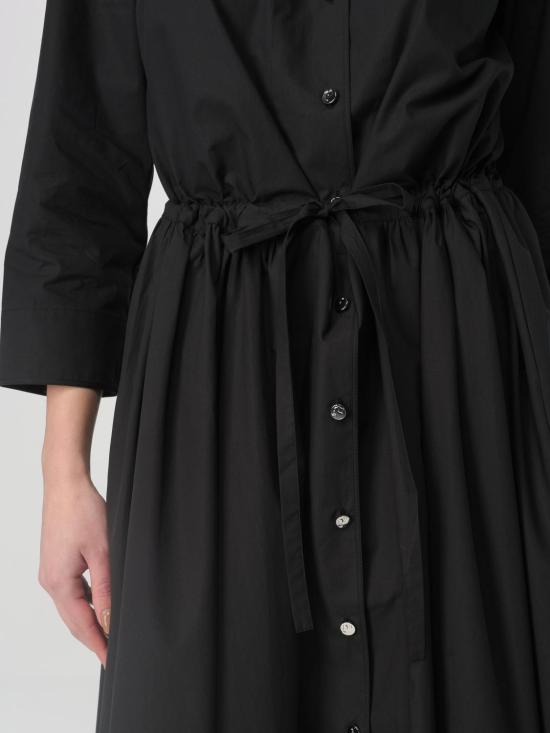 25FW 토리버치 미디 원피스 164582 001 Black - TORY BURCH