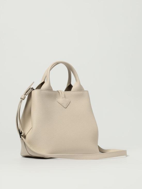 25FW 롱샴 LE ROSEAU, 르 로조 핸드백 10273 HFP 555 Ivory - LONGCHAMP