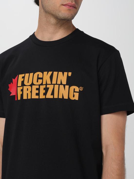 25FW 디스퀘어드2 반팔 티셔츠 S74GD1450D20020 900 Black - DSQUARED2