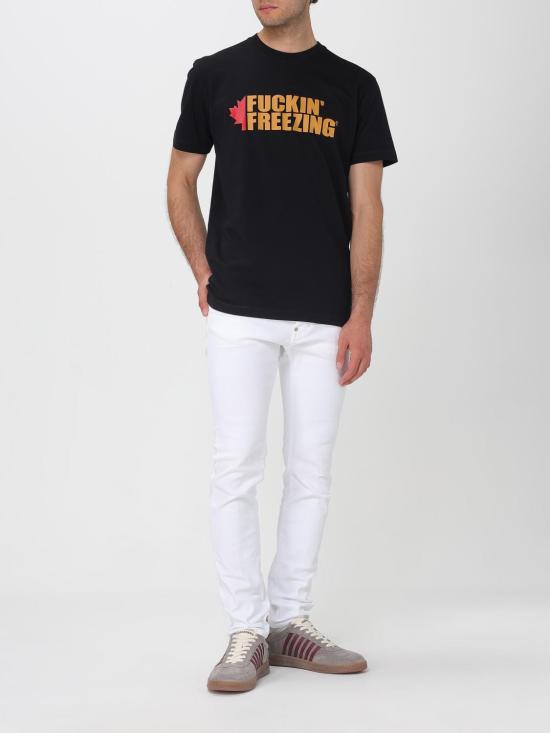 25FW 디스퀘어드2 반팔 티셔츠 S74GD1450D20020 900 Black - DSQUARED2